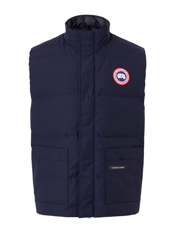 Photo: Canada Goose - Legacy Quilted Shell Down Gilet - Blue