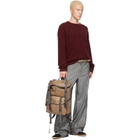 Maison Margiela Brown High Tech Medium Backpack