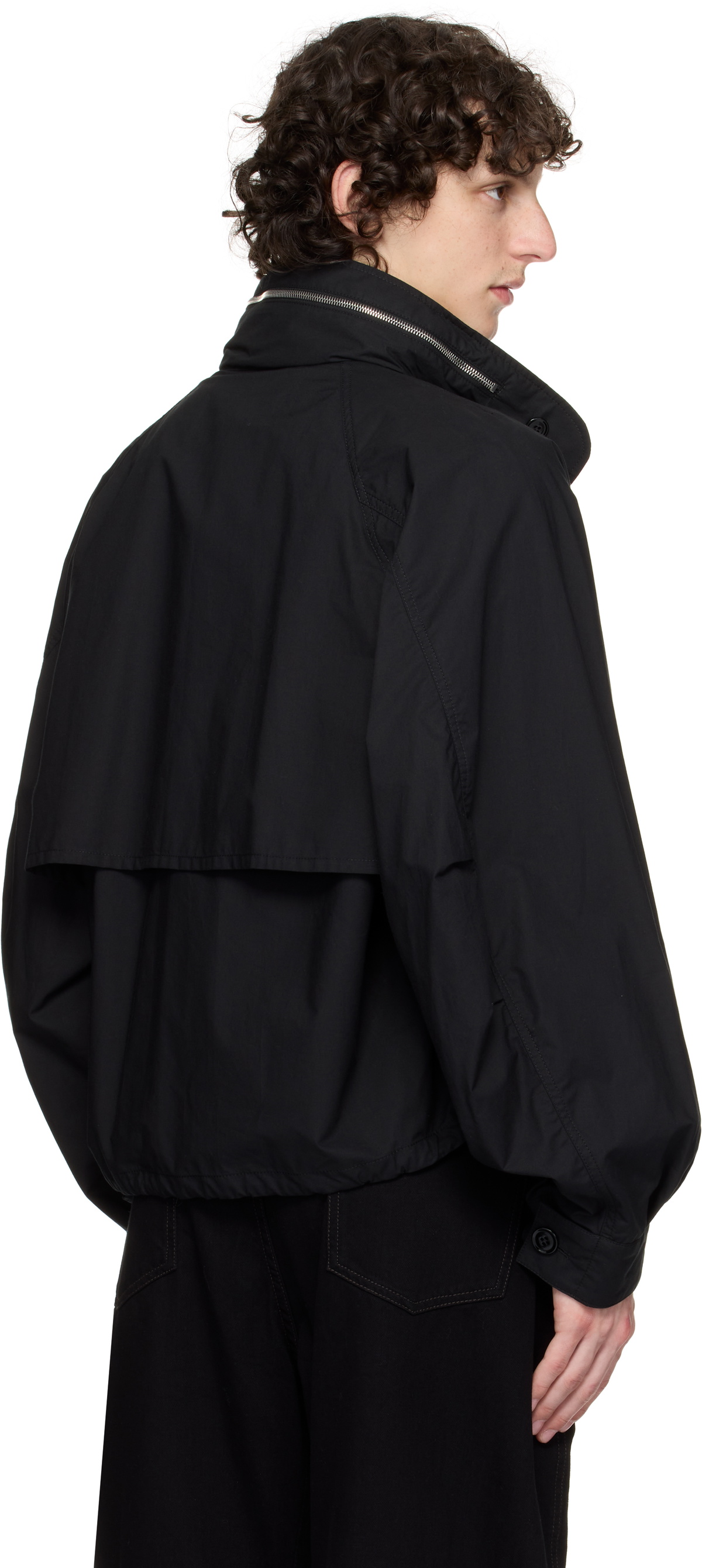 LEMAIRE Black Parachute Jacket Lemaire