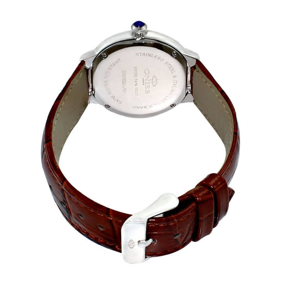 Oniss ON3322-L Quartz Crystal White Dial Ladies Watch ON3322-L/WT