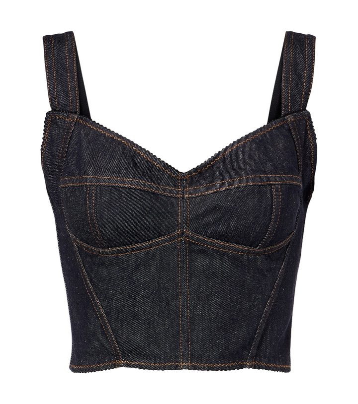 Photo: Dolce&Gabbana Denim bustier