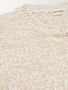 Massimo Alba - Achille Mouliné-Cotton Sweater - Neutrals