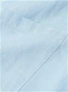 A.P.C. - Bellini Logo-Embroidered Linen Shirt - Blue