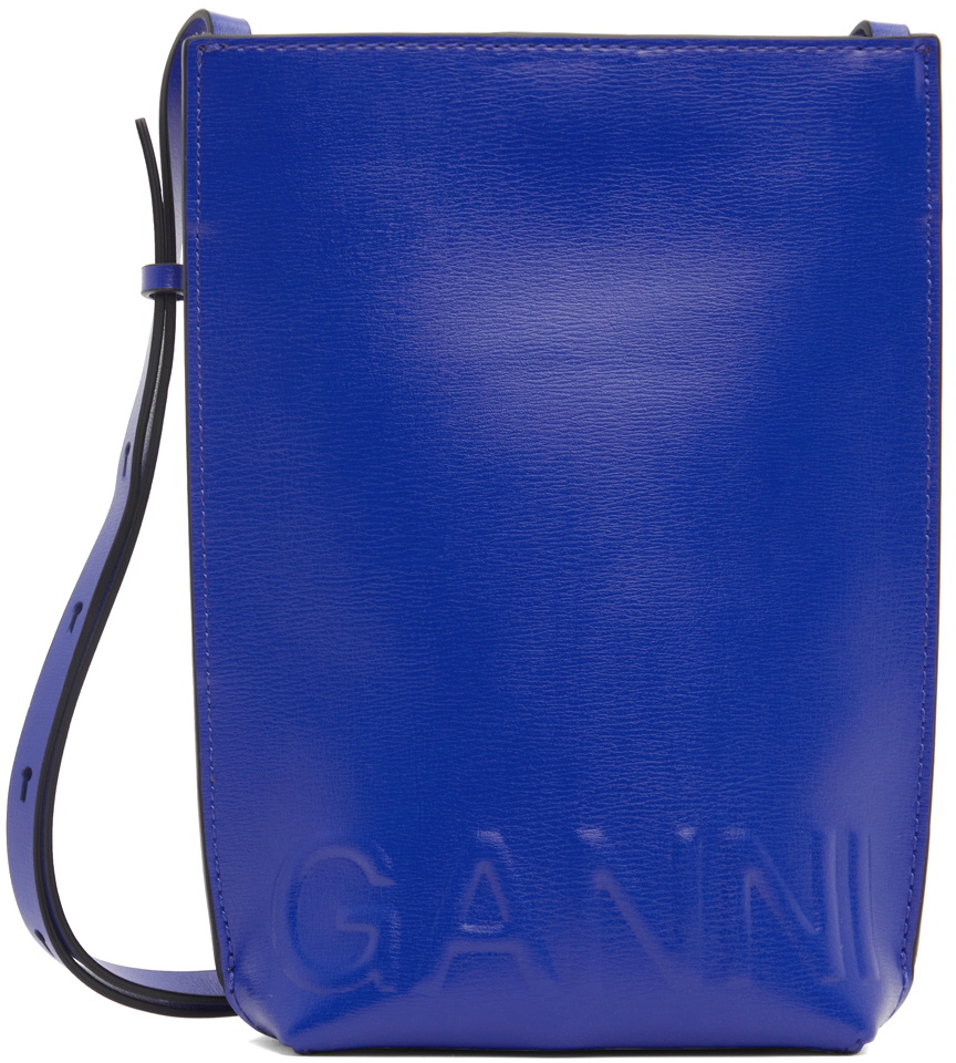 GANNI Blue Mini Crossbody