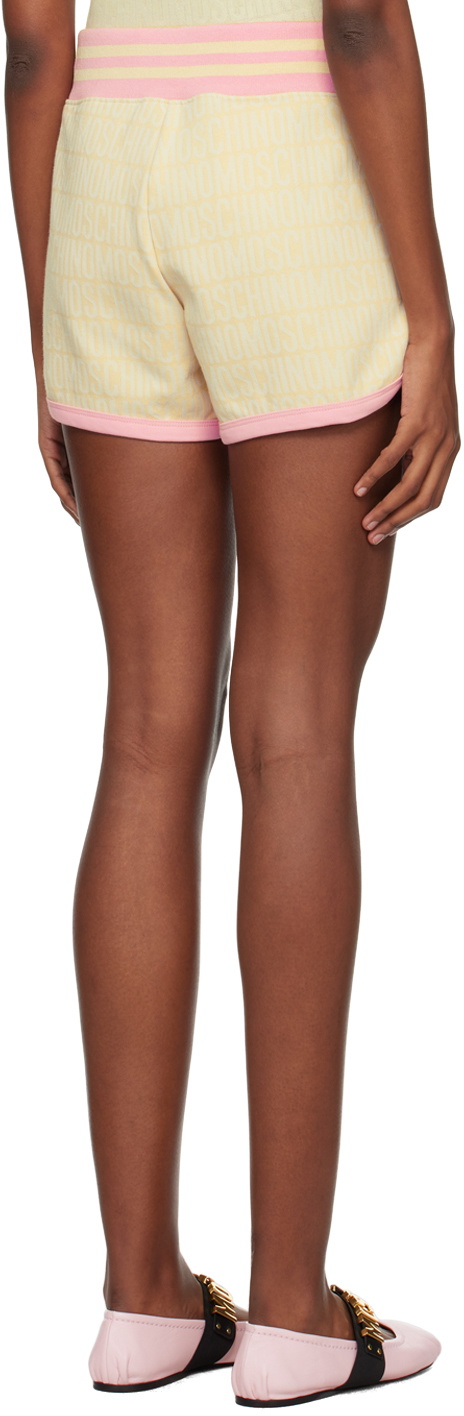 Moschino Beige Jacquard Shorts