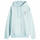 Drôle de Monsieur Men's Vase Popover Hoodie in Light Blue