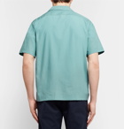 Everest Isles - Camp-Collar Voile Shirt - Men - Turquoise