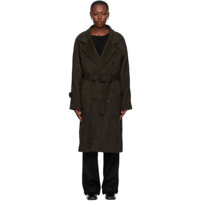 Photo: Winnie Green Wool Raglan Sleeve Coat