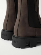 Moncler - Peak City Nubuck Chelsea Boots - Brown