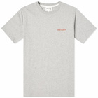 Norse Projects Men's Niels Standard NP Logo T-Shirt - END. Exclusive in Light Grey Melange