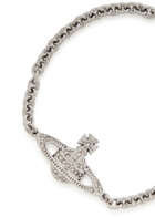 Vivienne Westwood Mini Bas Relief orb Bracelet Black