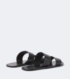 The Row Charlie leather sandals