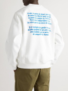 Carhartt WIP - Ed Banger Printed Fleece-Back Cotton-Jersey Sweatshirt - White