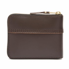 Comme des Garçons Wallet SA7100TS Triple Stitch Wallet in Brown 