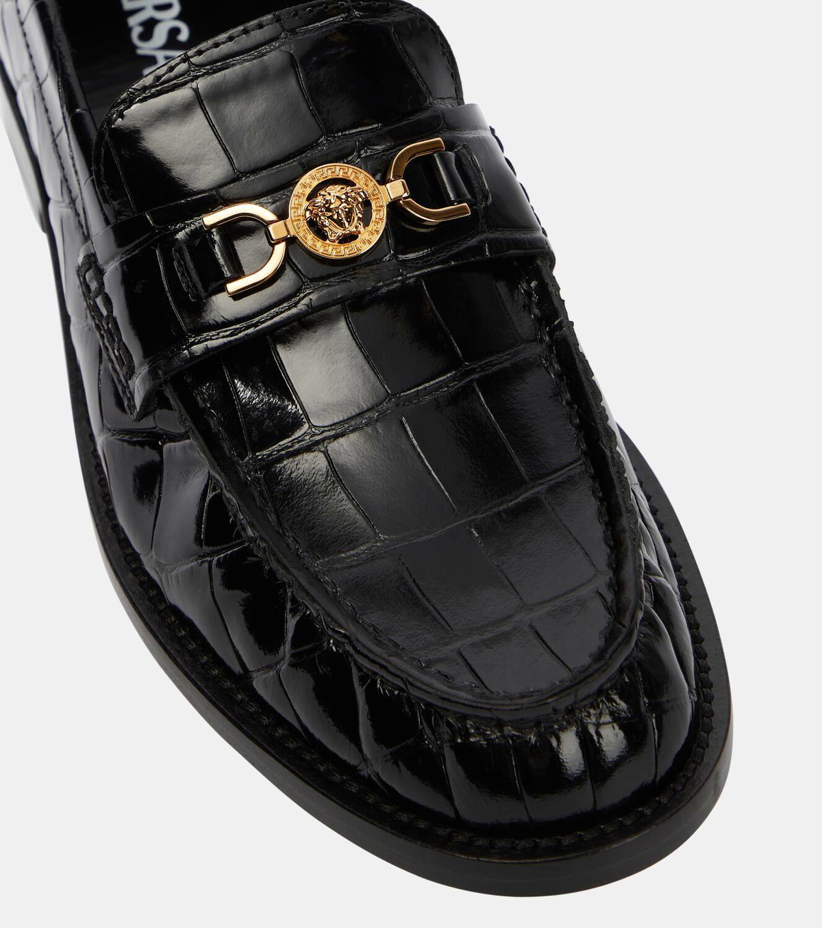 【VERSACE】 メドゥーサ '95 ローファー メドゥーサ '95 ローファー ブラック,ゴールド | VERSACE JP