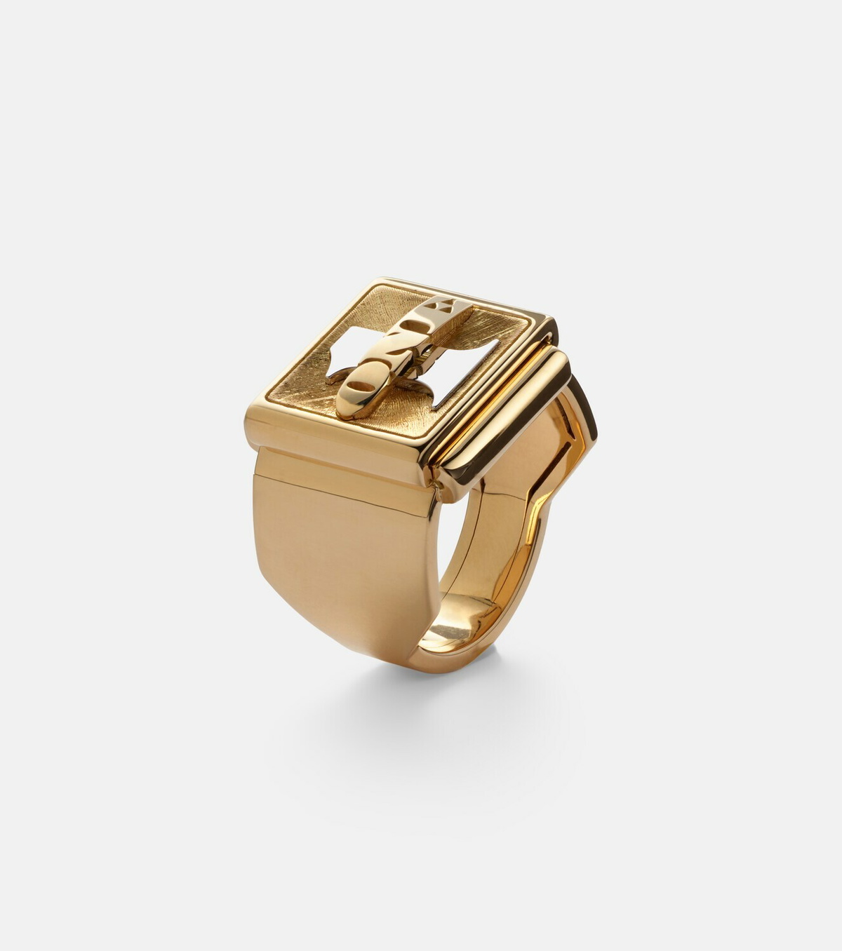 Marie Lichtenberg Buck Small 18kt yellow and white gold ring