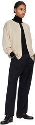 LE17SEPTEMBRE Navy Wool Belted Trousers