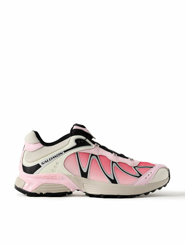 Photo: Salomon - XT-WHISPER Rubber-Trimmed Mesh Sneakers - Pink