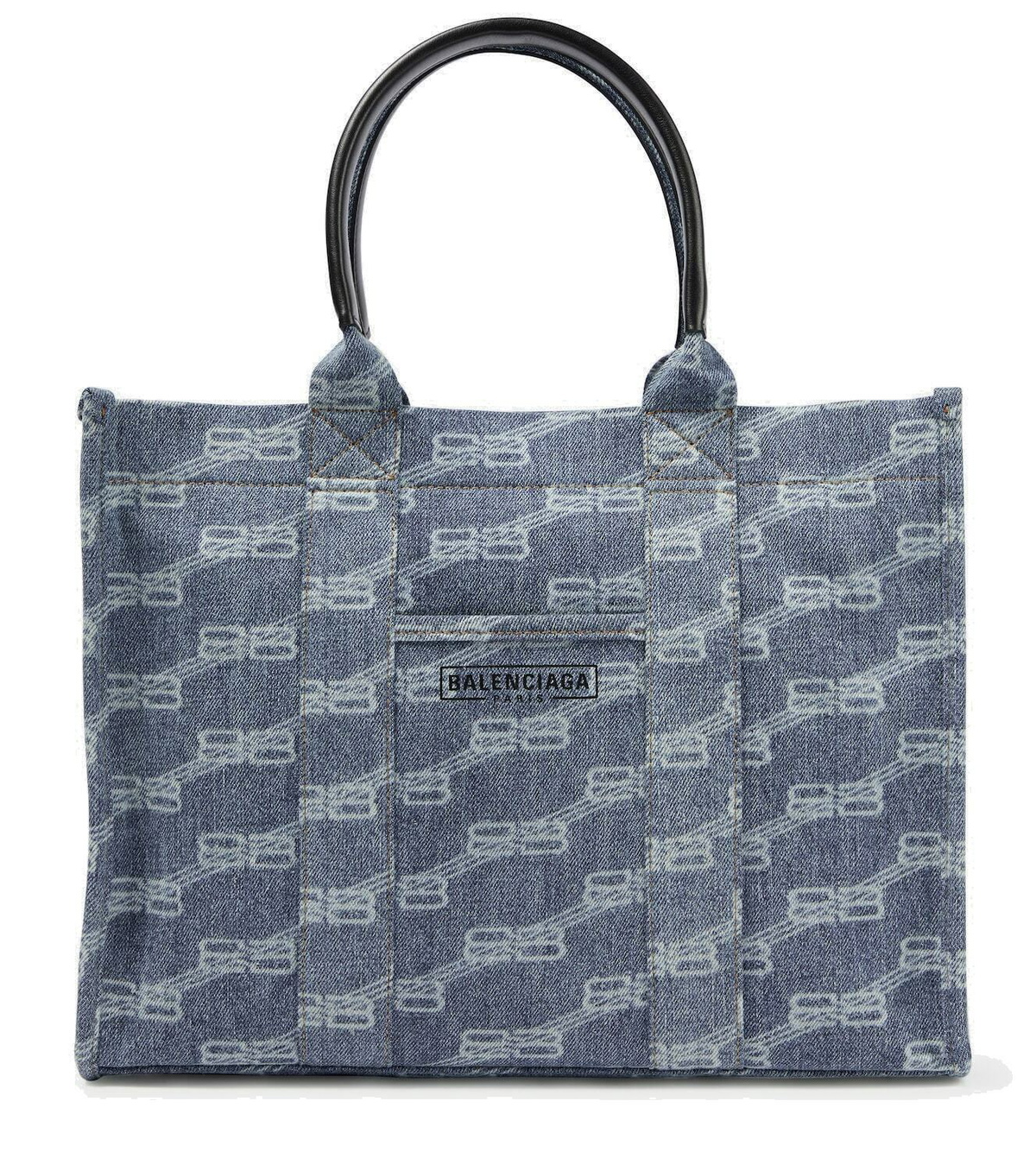 Balenciaga - Hardware Medium denim tote bag Balenciaga