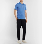 Massimo Alba - Slub Linen Polo Shirt - Azure