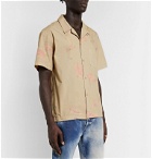 John Elliott - Camp-Collar Tie-Dyed Cotton Shirt - Neutrals