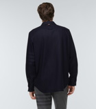 Thom Browne - 4-Bar wool-blend flannel shirt jacket