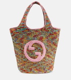Gucci Gucci Blondie raffia-effect tote bag