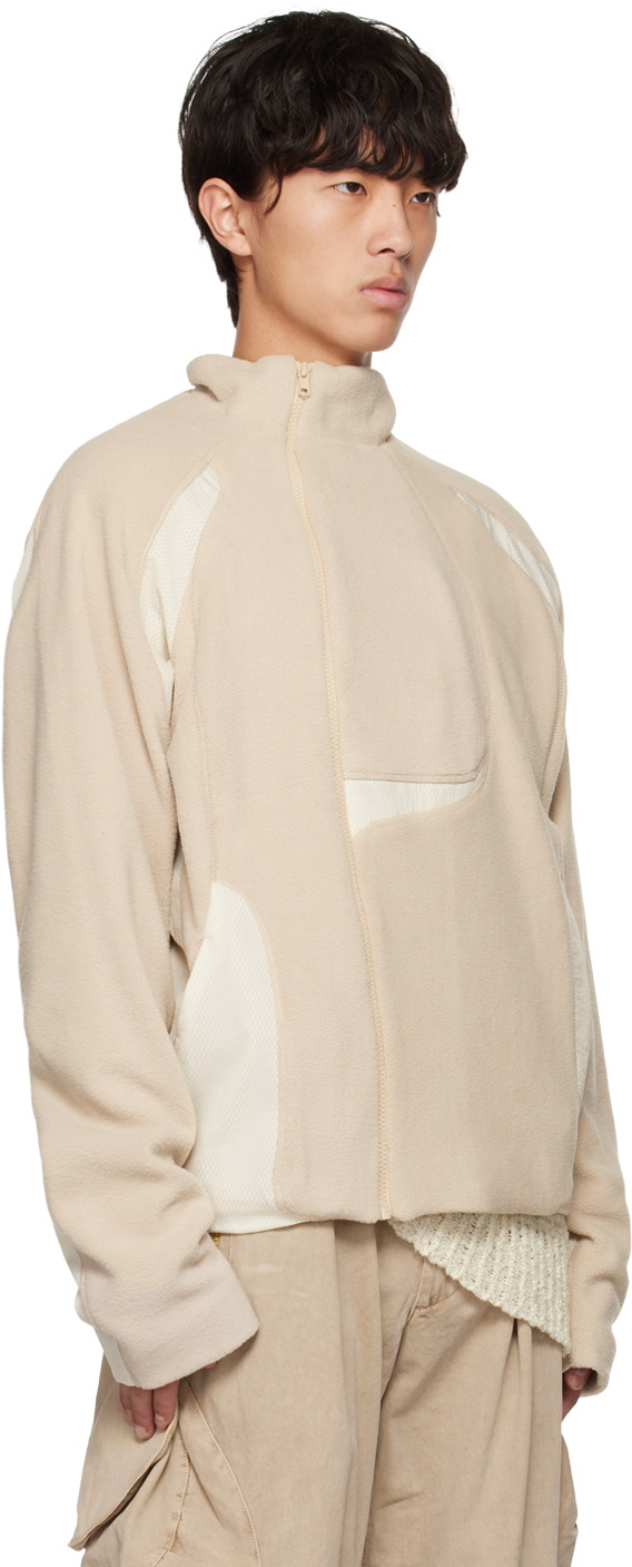 Hyein Seo Beige Paneled Jacket Hyein Seo