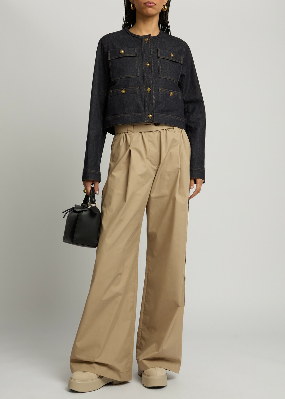 Moncler Tencin Stretch-denim Jacket Moncler