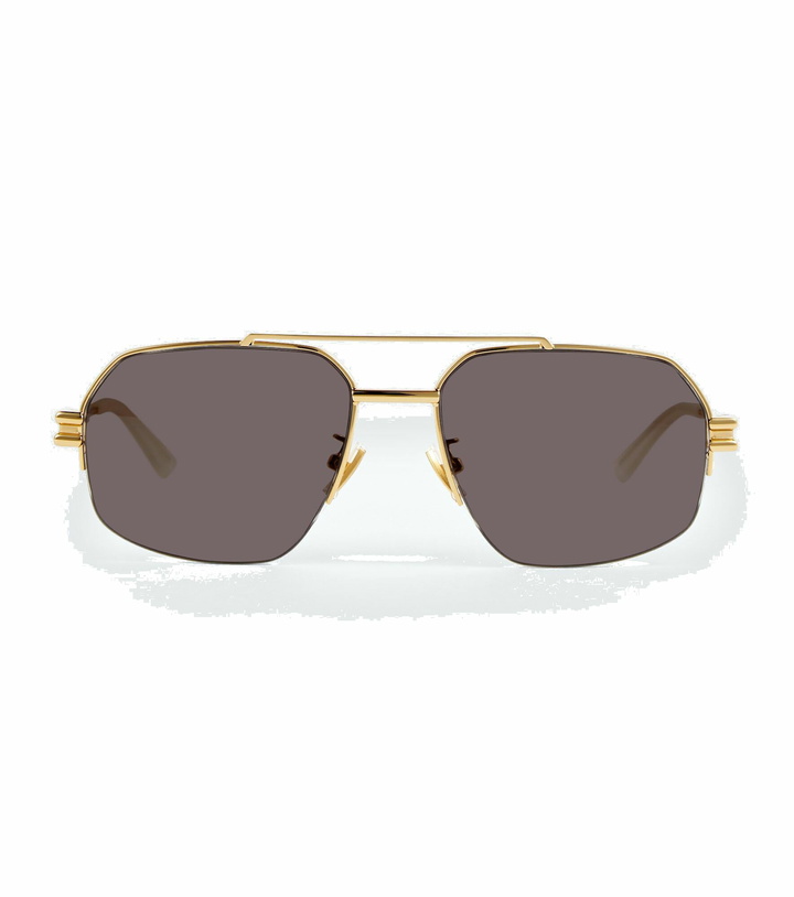 Photo: Bottega Veneta - Bonds aviator sunglasses