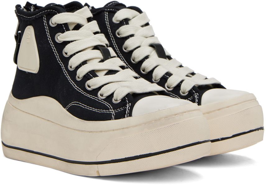 R13 Black White Kurt Sneakers R13