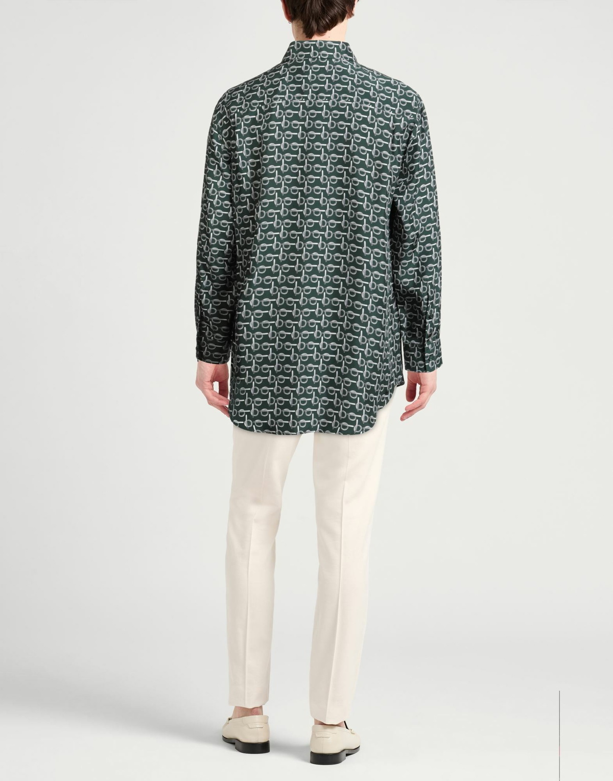 Burberry Mens Shirt Dark in Green