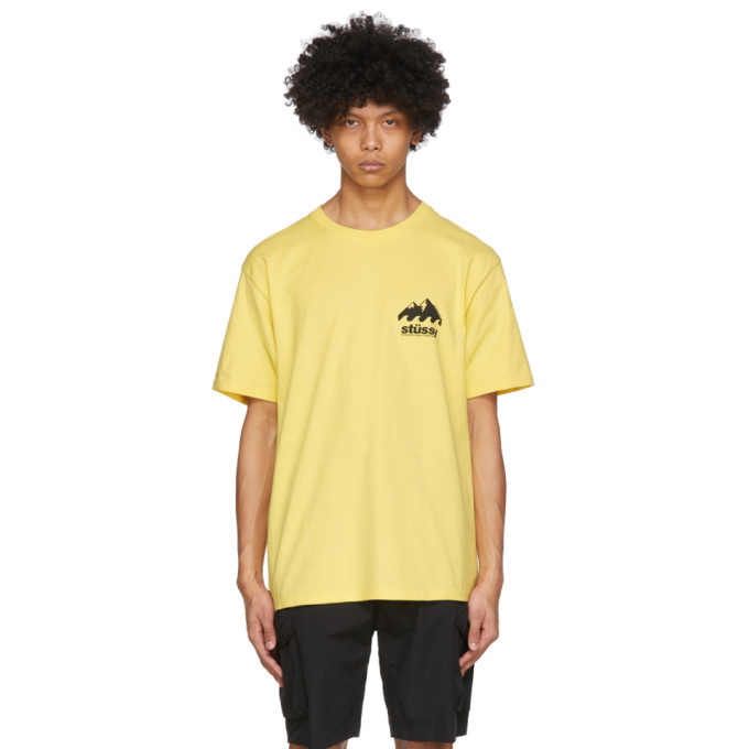 Photo: Stussy Yellow Coastline T-Shirt