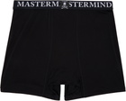 MASTERMIND WORLD Two-Pack Black MW Silk Boxers