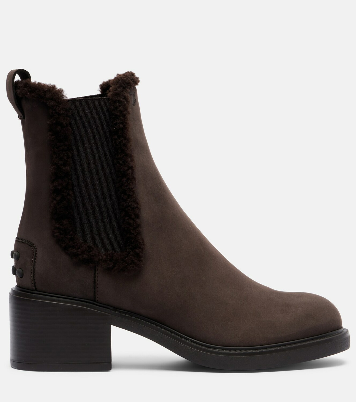 Tod's Shearling-lined leather Chelsea boots