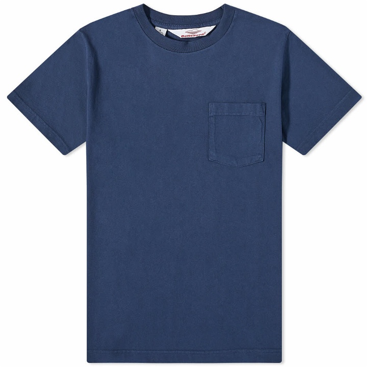 Photo: Battenwear Men's Pocket T-Shirt in Navy