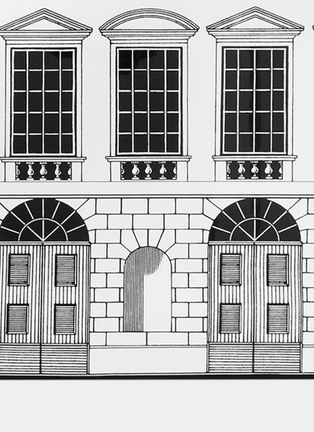 Fornasetti Architettura Tray