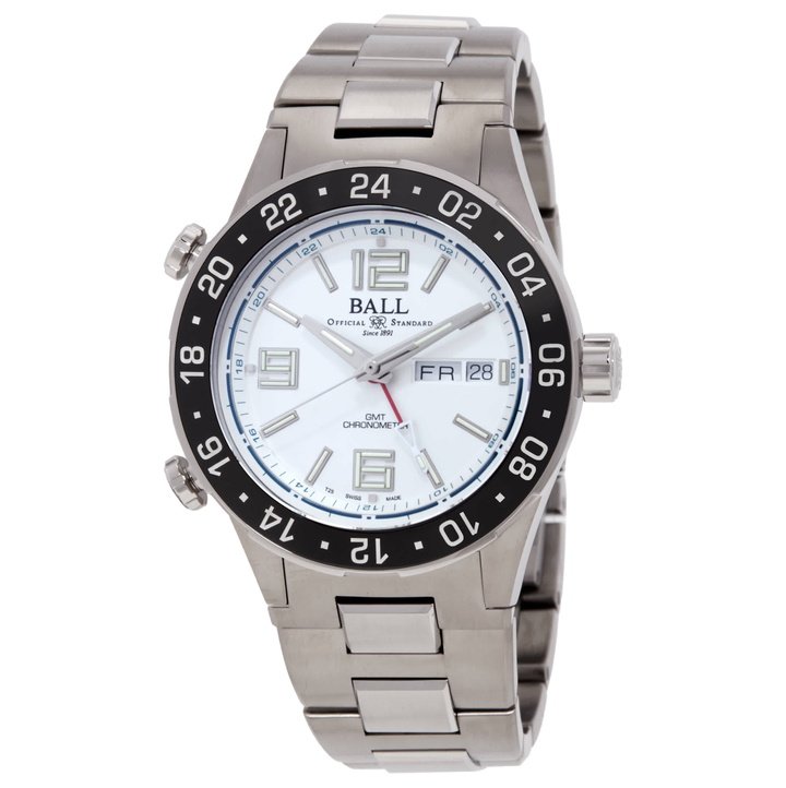 Photo: Ball Roadmaster Marine GMT Automatic White Dial Mens Watch DG3030B-S7CJ-WH