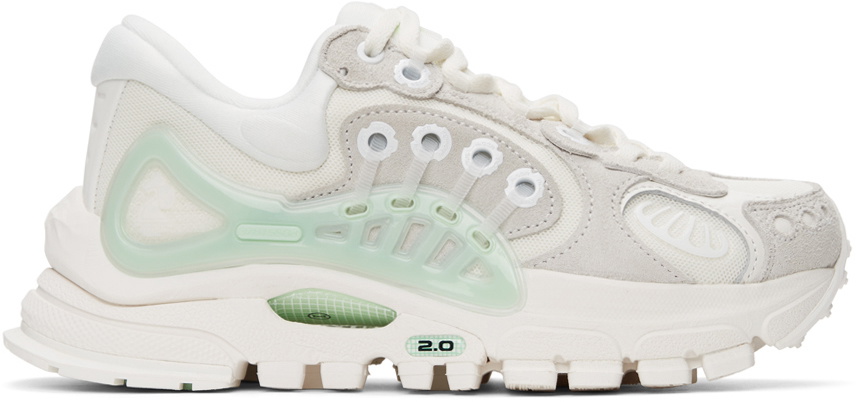 Li-Ning Off-White & Grey Furious Rider Ace 2 Sneakers