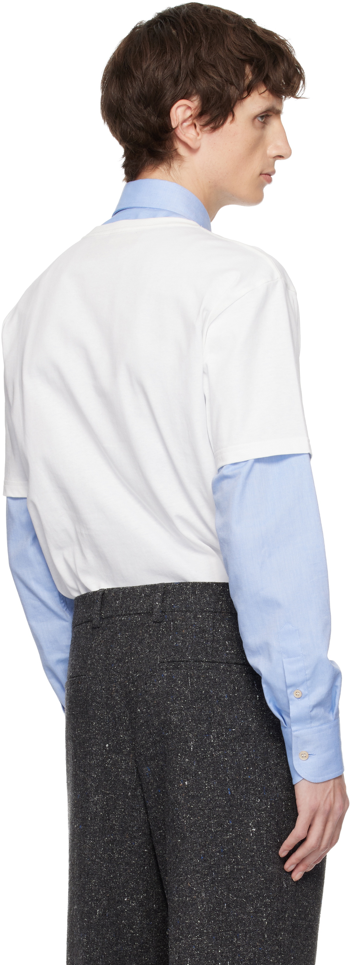Valentino White Cotton 'Apollon Dyonisos' T-shirt
