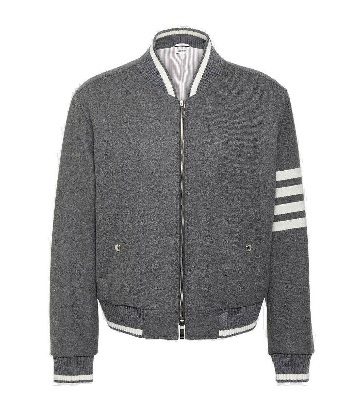 Photo: Thom Browne 4-Bar wool and cashmere blouson jacket