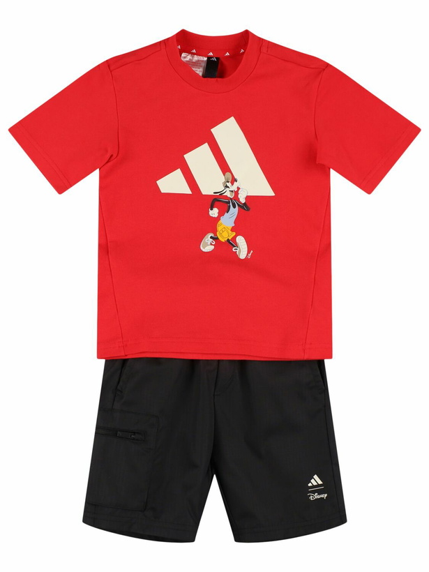 Photo: ADIDAS ORIGINALS Stretch Cotton T-shirt & Shorts