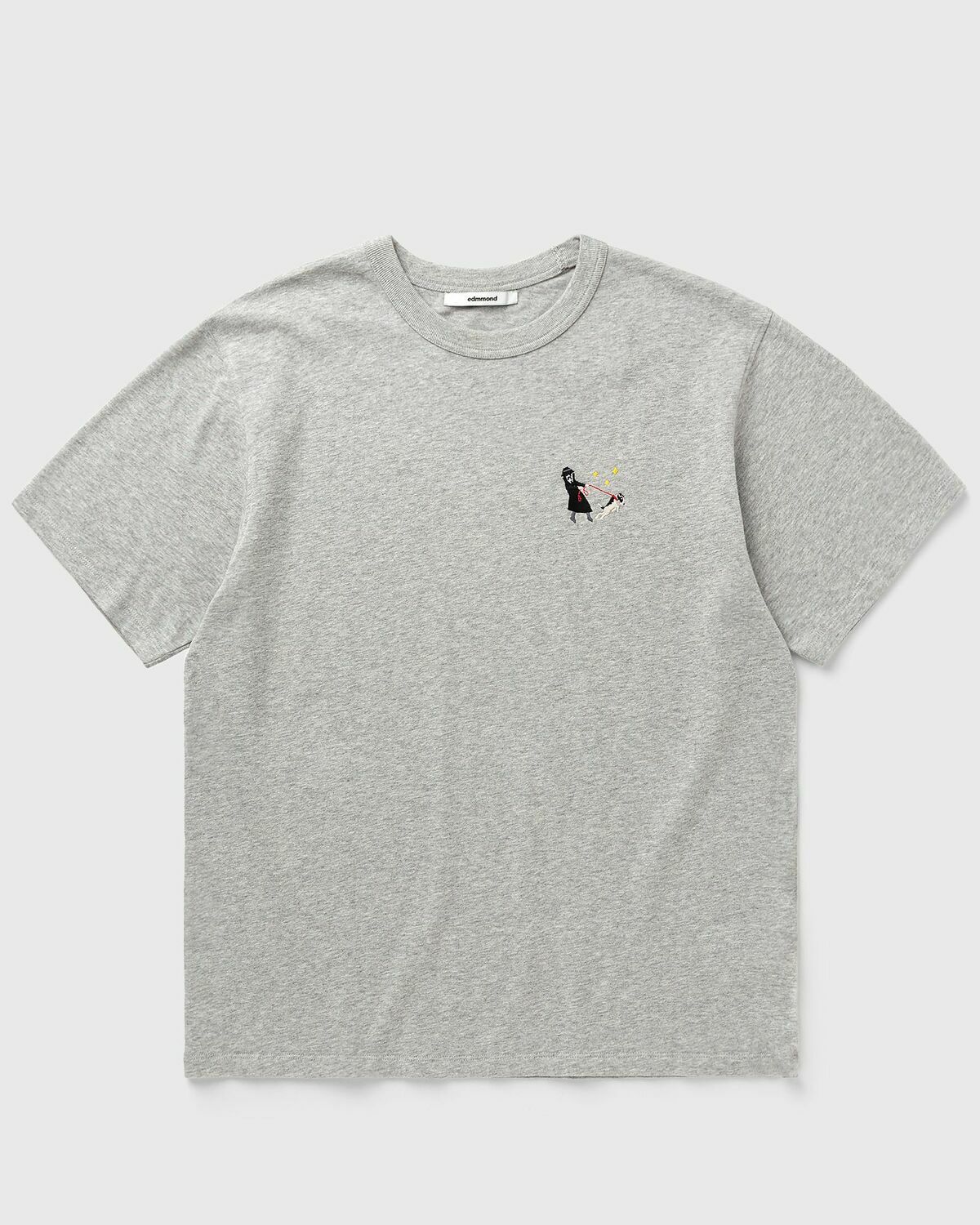 Edmmond Studios WALKER Grey Mens Shortsleefe