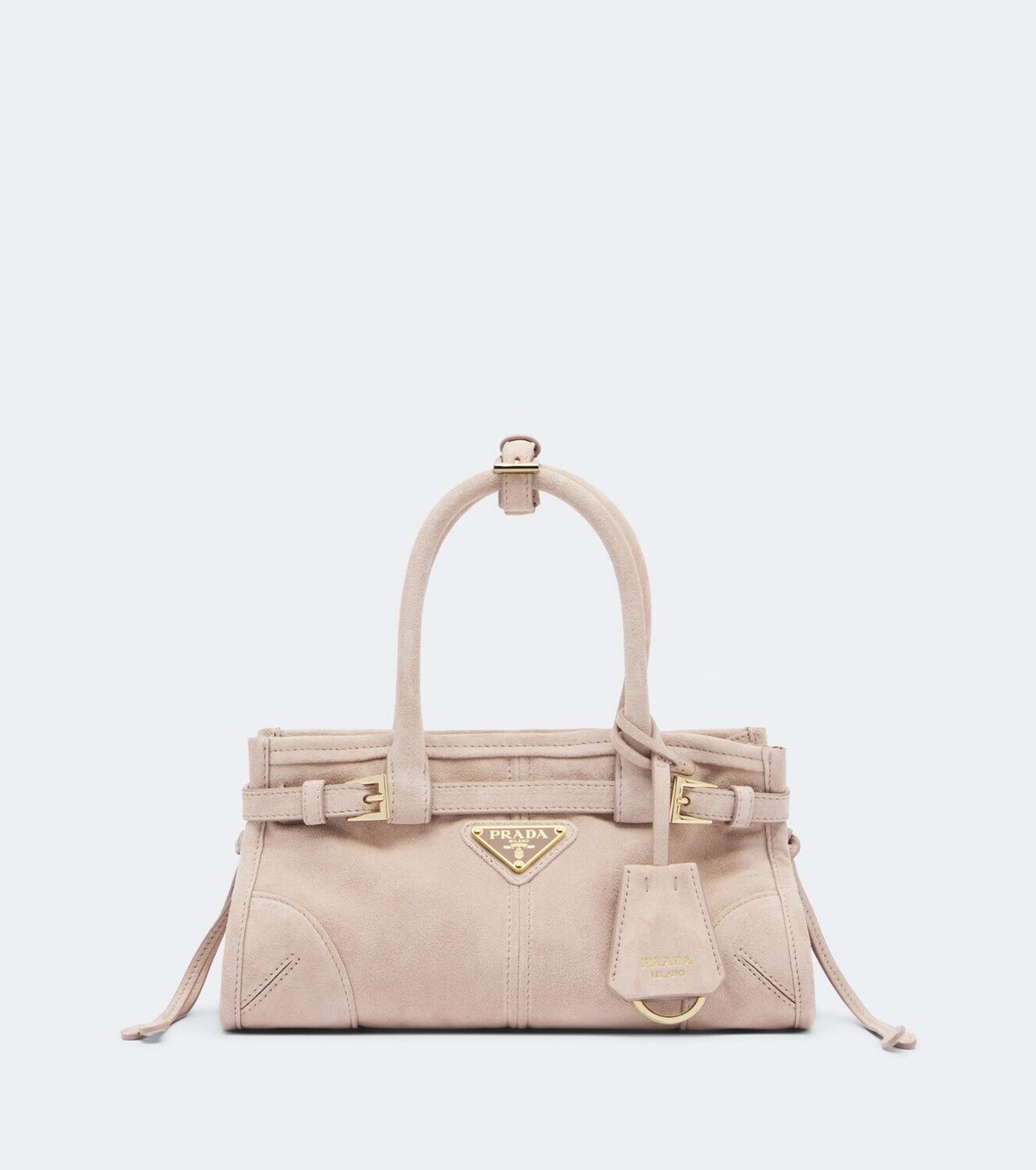 Prada Prada Bonnie Mini suede top-handle bag