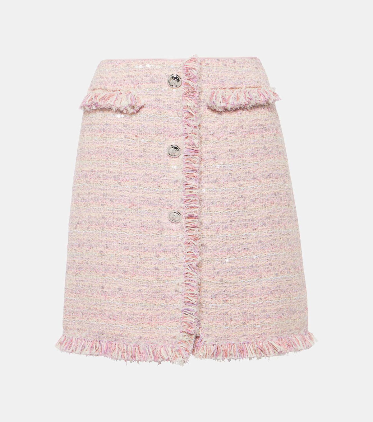 Giambattista Valli High-rise tweed miniskirt