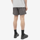 Alexander McQueen Men's Polka Dot Skull Swim Short in Black/Ivory