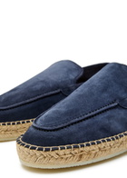Aurélien Beachside Suede Espadrille Loafers Navy