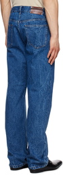 Dries Van Noten Blue Washed Jeans