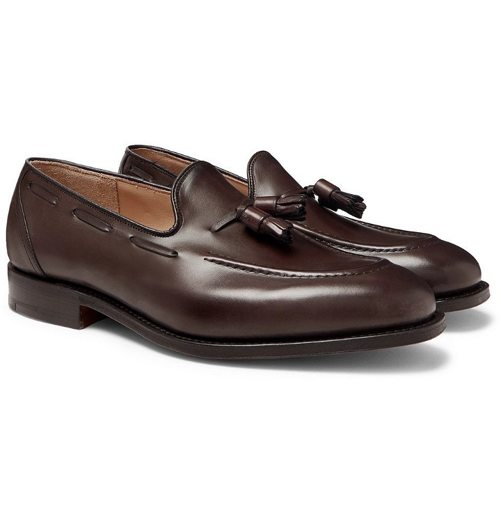 Photo: Church's - Kingsley 2 Polished-Leather Tasselled Loafers - Dark brown