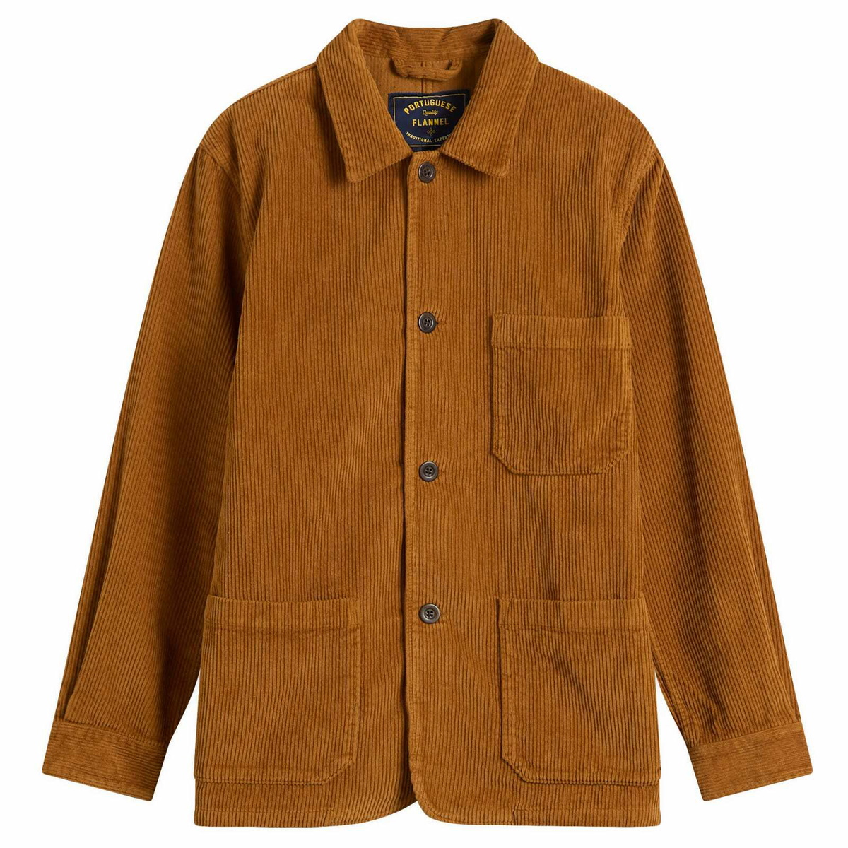 Portuguese Flannel Men's Labura Corduroy Chore Jacket in Autumn Shades
